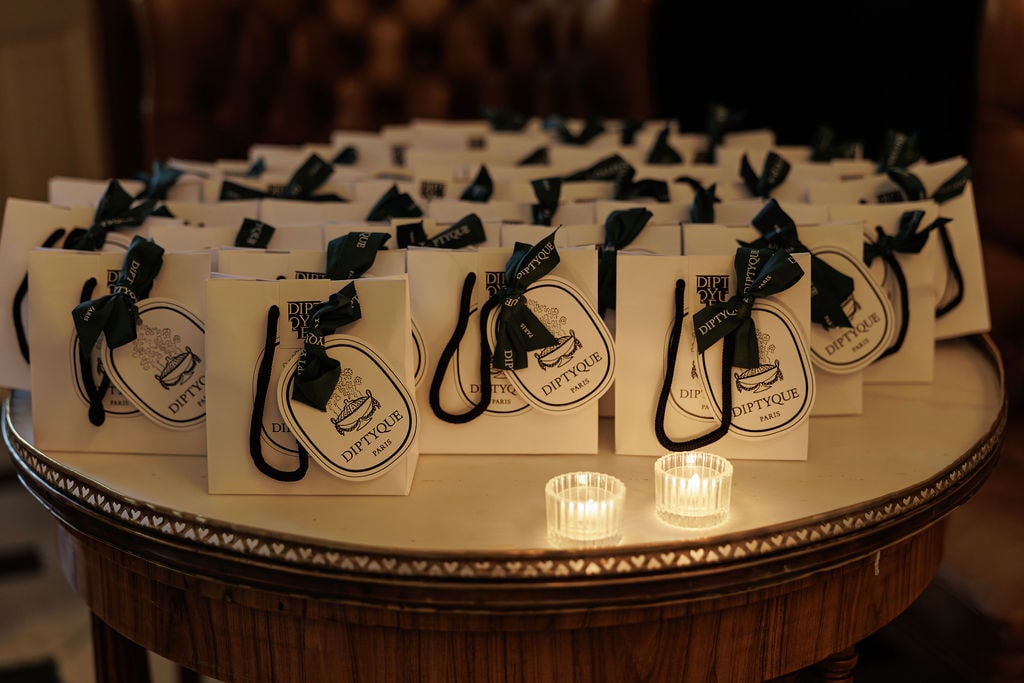 Scent in use for wedding gift bags